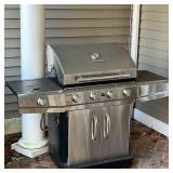 CHAR-BROIL GRILL | Propane grill, four burners with a side burner; model no. 463461615