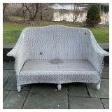 LLOYD WICKER BENCH | h. 37 x w. 59 x d. 36 in.
