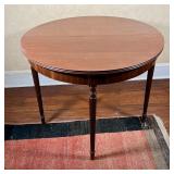 Fourth leg attached to a hidden drawer, that slides out to support the fold open top; 30 x 36 x 18 i