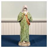 (6pc) MISC. DECOR | Including an Italian faience pottery figure of "Mater Amabilis," a Tiger Raj dis