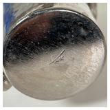 HAMMERED METAL VASE | h. 9-1/2 in.