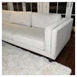 ROOM & BOARD SECTIONAL SOFA | one section with two cushions, the other a lounger; h. 26 x 114 x 84 i