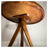 WEST ELM TRIPOD TABLE | h. 30 x dia. 30 in.