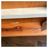 (4pc) ROOM & BOARD CHAIRS | Wood dining chairs handmade in Vermont; h. 29 x 20 x 21 in.