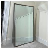 STEEL FRAME MIRROR | With galvanized back; h. 54 x 36 in.