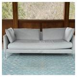 OUTDOOR MODERN SOFA | h. 33 x 82 x 35 in. [some marking, could be cleaned]