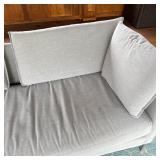 OUTDOOR MODERN SOFA | h. 33 x 82 x 35 in. [some marking, could be cleaned]