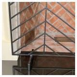 CHEVRON FIRE SCREEN | h. 31 x 39 in.