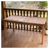 WALKER EDISON PATIO TABLE | h. 30 x 60 x 32 in.