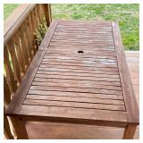 WALKER EDISON PATIO TABLE | h. 30 x 60 x 32 in.