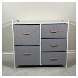 5 DRAWER STORAGE UNIT | h. 30 x 33 x 12 in.