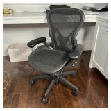 HERMAN MILLER AERON CHAIR (S) | Size small (1 dot) [netting in good condition but seat with marks]