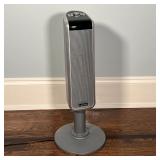 LASKO TOWER FAN & HEATER | Silver body, model no. 5397 [tested and turns on!]; h. 29 in.
