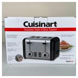 NEW CUISINART TOASTER | Cuisinart stainless steel 4-slice toaster, model CPT-340 new in box