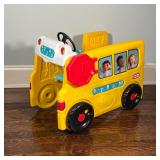 LITTLE TIKES SCHOOL BUS | Little Tikes school bus toy car; h. 27-1/2 x w. 21 x l. 34-1/2 in.