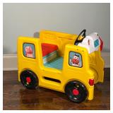LITTLE TIKES SCHOOL BUS | Little Tikes school bus toy car; h. 27-1/2 x w. 21 x l. 34-1/2 in.