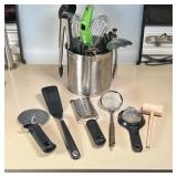 MISC. KITCHEN UTENSILS | Including whisks, serving pieces, etc.