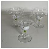 SET PAINTED MARGARITA GLASSES