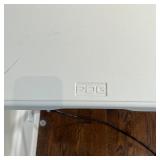 PDG FOLDING TABLE | Folds in half for easy transportation, with carrying handle; folded 35-1/2 x 29 