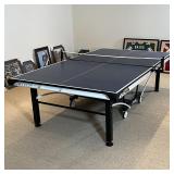 STIGA PING PONG TABLE | Model T8742, with four paddles, in excellent condition; h. 29-1/2 x w. 60-1/