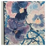 FRAMED FLOWER ART | Framed; overall 27-1/2 x 35 in.