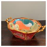 (4pc) TRACY PORTER & OTHER | Including a three piece set of Tracy Porter glazed pottery with bamboo-