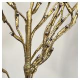ILLUMINATED WIRE BRANCH DECOR | Lights up, battery operated; h. 24 in., base 4-3/4 x 4-3/4 in.