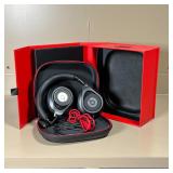 BEATS BY DRE HEADPHONES | Black Beats headphones in carrying case and original box, model no. 810-00