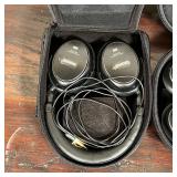 Noise cancelling headphones including Audio-Technica QuietPoint ATH-ANC7 and Sony MDR-NC60, each in 