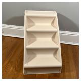FOLDING DOGGIE STAIRS | Solvit "Pup Step"; h. 19 in.