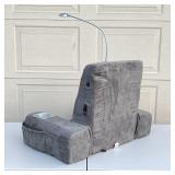 CAREPEUTIC READING PILLOW | Powered lounge pillow with drink holder and overhead reading light