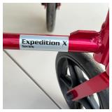 DRIVE LIGHTWEIGHT WHEELCHAIR | Red wheelchair, Expedition X Series, unused.