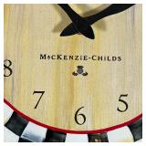 MACKENZIE-CHILDS WALL CLOCK | Enameled wall clock; dia. 12 in.