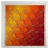 Mixed media serigraph & cut paper, ed. 24/100 , pencil signed, titled lower left, and numbered; h. 1