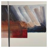  Pencil signed lower right, B.J. Green, dated 1979, watercolor on canvas, titled on verso, "Through 