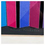 Youkeles (Austrian/American, b. 1920), "Round Point"; Mixed media serigraph & cut paper, ed. 56/100;