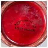 FORTUNUTA AMPHORA VASE | Mottled oxblood glaze, marked on the base; h. 16 x dia. 13 in.