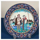 (3pc) HEINRICH DECORATIVE PLATES | Villeroy & Boch, The Russian Fairy Tales; dia. 8-1/2 in.