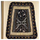 "PODIA" GREEK APRON | h. 17 x 14 in. (apron), overall 23 x 20 in. (framed)