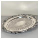 GORHAM SILVERPLATE TRAY | Silver plated footed tray in Gorham