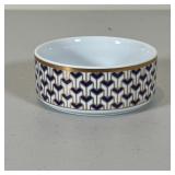 TIFFANY CUNARD DISH | Small porcelain dish with gilt highlights designed for Cunard / Sea Goddess by