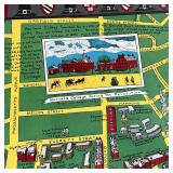 HARVARD UNIVERSITY MAP: RARE REPRO | Rare modern reproduction of the Harvard University Scott Map, "