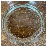 SIMON PEARCE BOWL | Handmade blown glass bowl by Simon Pearce; h. 7 x dia. 11 in.