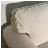 IKEA EKTORP SOFA | Three seats and skirt; h. 29-1/2 x 90 x 33 in.