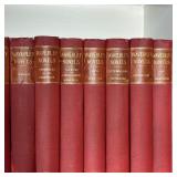 Collection of books, includes "Waverley," "Guy Mannering," "Rob Roy," and "The Black Dwarf"
