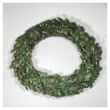 DECORATIVE WREATH | Oversize wreath decorated with leaves and pine needles and white berries; dia. 3