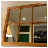 WINDOW FRAME MIRROR | Approx 16 x 20 in.