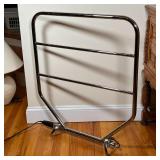 HEATED TOWEL RACK | Dimplex model TRC150F, three tier chrome two frame; h. 34 x 30 in.; Untested