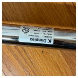 HEATED TOWEL RACK | Dimplex model TRC150F, three tier chrome two frame; h. 34 x 30 in.; Untested