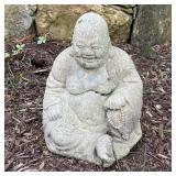 STONE BUDDHA | Happy Buddha garden ornament to watch after your yard- he